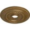 Ekena Millwork Oldham Ceiling Medallion (Fits Canopies up to 8 5/8"), 18"OD x 3 3/8"ID x 7/8"P, Pale Gold CM18OL1PAS - alternate 2